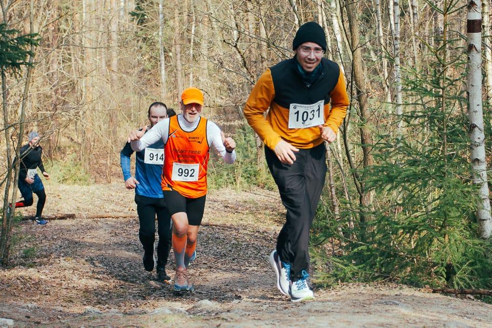 Peter auf der 12,6 KM Trail-Strecke